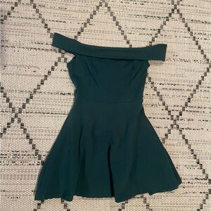 Elegant Off-Shoulder Black Dress